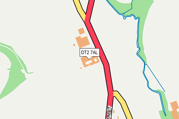 DT2 7AL map - OS OpenMap – Local (Ordnance Survey)