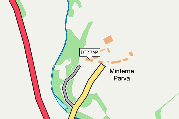 DT2 7AP map - OS OpenMap – Local (Ordnance Survey)