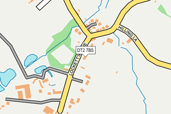 DT2 7BS map - OS OpenMap – Local (Ordnance Survey)