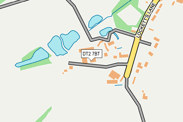 DT2 7BT map - OS OpenMap – Local (Ordnance Survey)