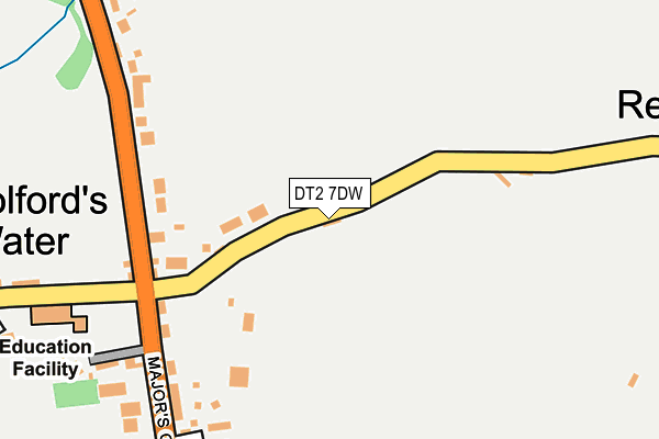 DT2 7DW map - OS OpenMap – Local (Ordnance Survey)