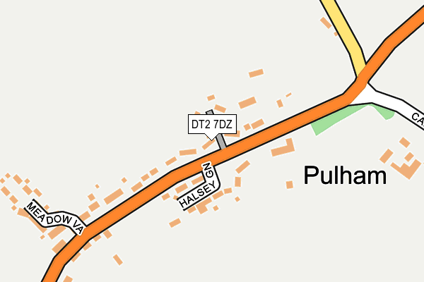 DT2 7DZ map - OS OpenMap – Local (Ordnance Survey)