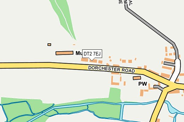DT2 7EJ map - OS OpenMap – Local (Ordnance Survey)