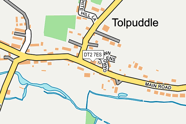 DT2 7ES map - OS OpenMap – Local (Ordnance Survey)