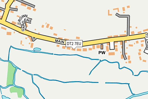 DT2 7EU map - OS OpenMap – Local (Ordnance Survey)