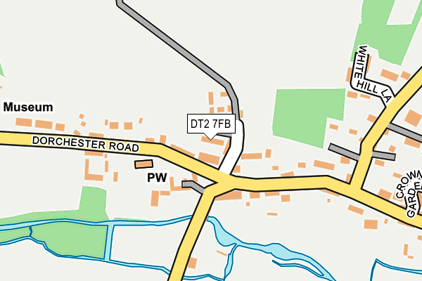 DT2 7FB map - OS OpenMap – Local (Ordnance Survey)