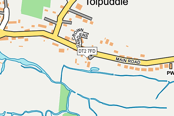 DT2 7FD map - OS OpenMap – Local (Ordnance Survey)