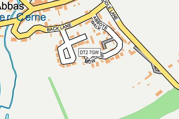 DT2 7GW map - OS OpenMap – Local (Ordnance Survey)