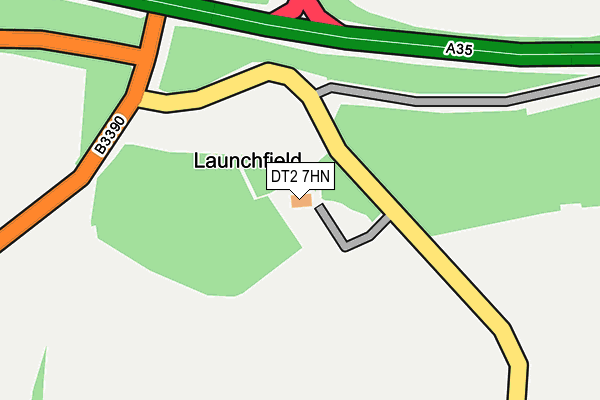 DT2 7HN map - OS OpenMap – Local (Ordnance Survey)