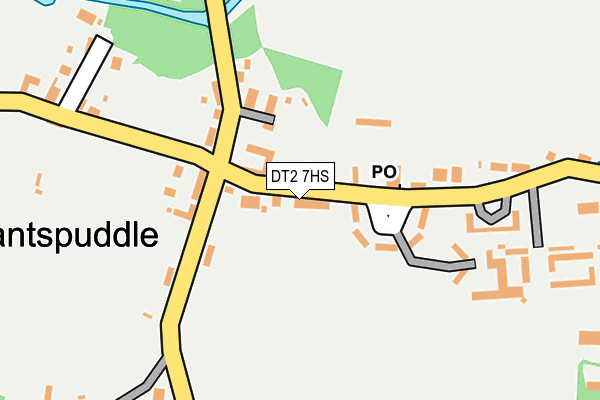 DT2 7HS map - OS OpenMap – Local (Ordnance Survey)