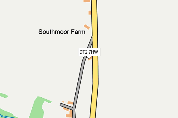 DT2 7HW map - OS OpenMap – Local (Ordnance Survey)