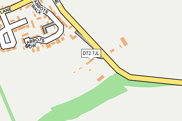 DT2 7JL map - OS OpenMap – Local (Ordnance Survey)