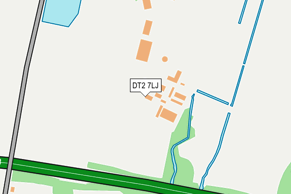 DT2 7LJ map - OS OpenMap – Local (Ordnance Survey)
