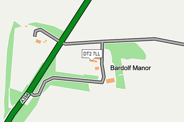 DT2 7LL map - OS OpenMap – Local (Ordnance Survey)
