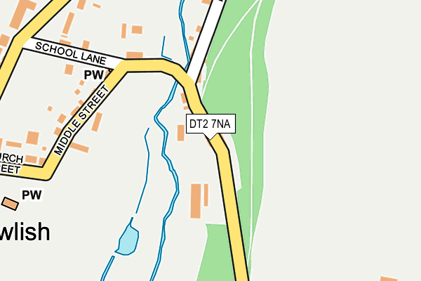 DT2 7NA map - OS OpenMap – Local (Ordnance Survey)