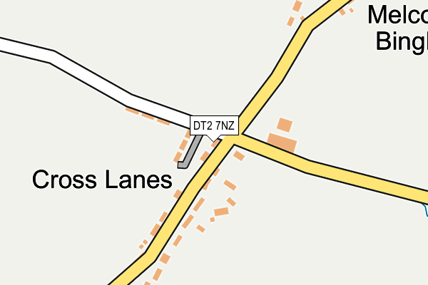 DT2 7NZ map - OS OpenMap – Local (Ordnance Survey)