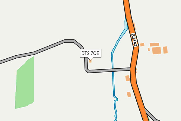 DT2 7QE map - OS OpenMap – Local (Ordnance Survey)