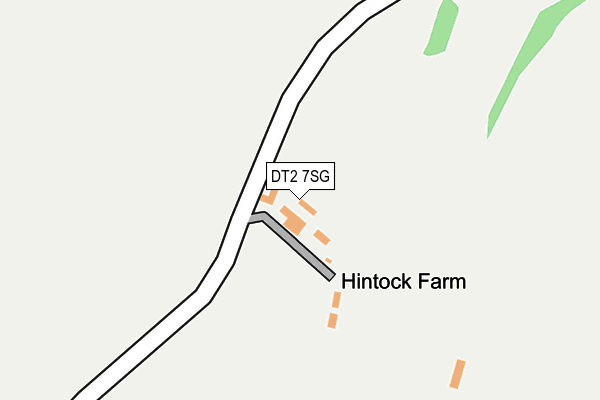 DT2 7SG map - OS OpenMap – Local (Ordnance Survey)