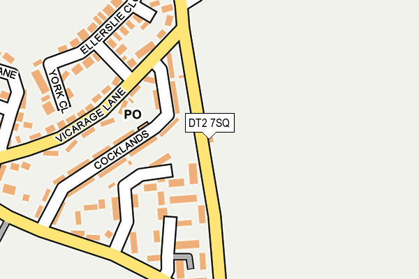 DT2 7SQ map - OS OpenMap – Local (Ordnance Survey)