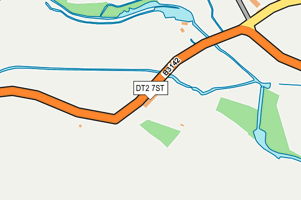 DT2 7ST map - OS OpenMap – Local (Ordnance Survey)