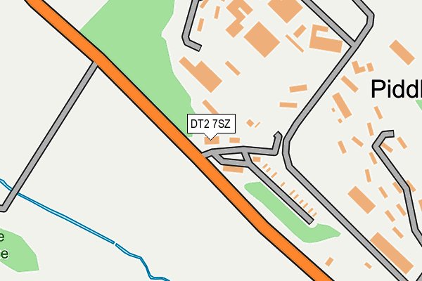 DT2 7SZ map - OS OpenMap – Local (Ordnance Survey)