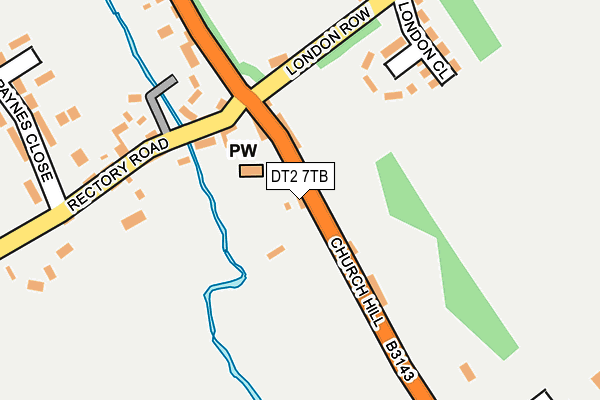 DT2 7TB map - OS OpenMap – Local (Ordnance Survey)