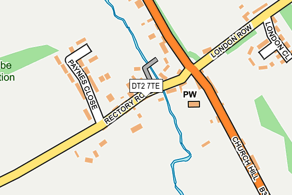 DT2 7TE map - OS OpenMap – Local (Ordnance Survey)