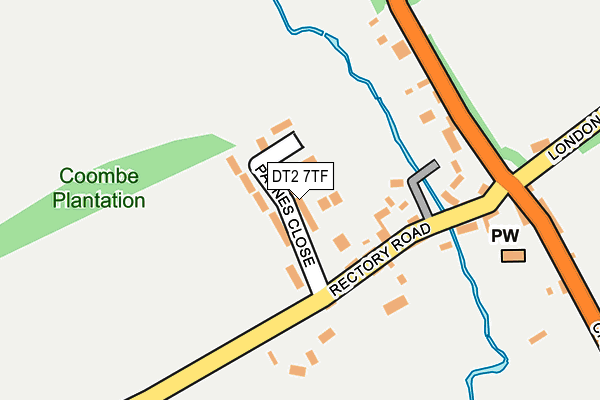 DT2 7TF map - OS OpenMap – Local (Ordnance Survey)