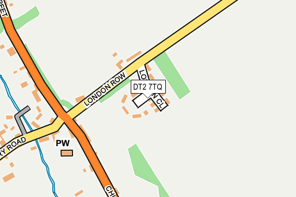 DT2 7TQ map - OS OpenMap – Local (Ordnance Survey)