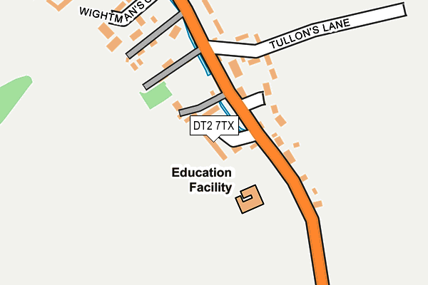 DT2 7TX map - OS OpenMap – Local (Ordnance Survey)