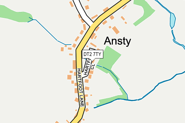 DT2 7TY map - OS OpenMap – Local (Ordnance Survey)