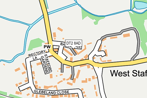 DT2 8AD map - OS OpenMap – Local (Ordnance Survey)