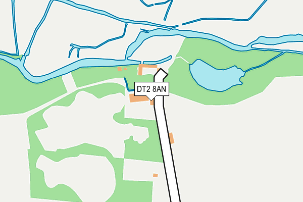 DT2 8AN map - OS OpenMap – Local (Ordnance Survey)