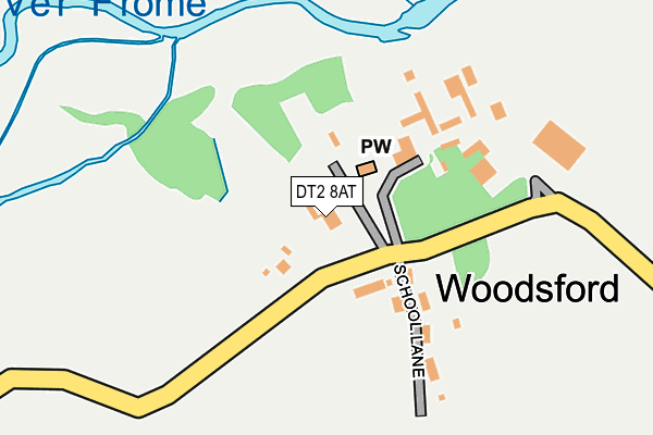 DT2 8AT map - OS OpenMap – Local (Ordnance Survey)