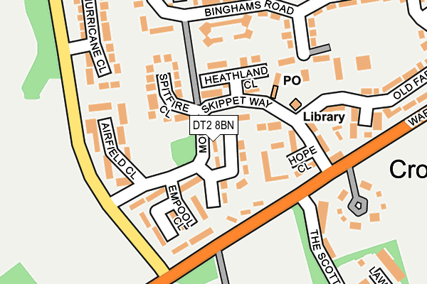 DT2 8BN map - OS OpenMap – Local (Ordnance Survey)