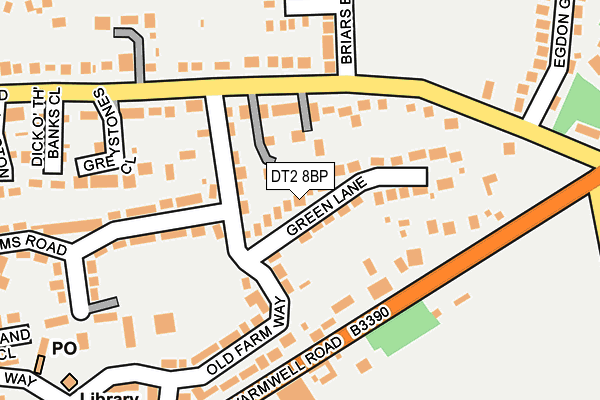 DT2 8BP map - OS OpenMap – Local (Ordnance Survey)