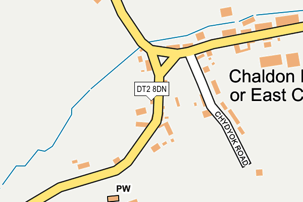 DT2 8DN map - OS OpenMap – Local (Ordnance Survey)