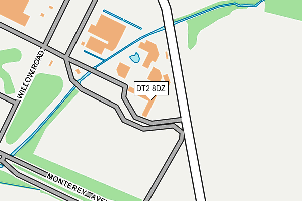 DT2 8DZ map - OS OpenMap – Local (Ordnance Survey)