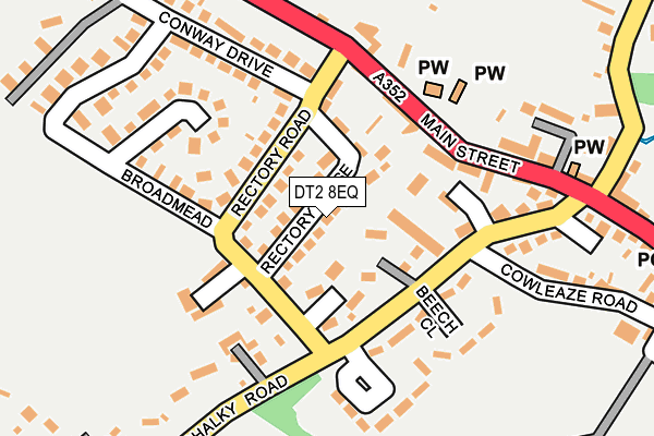 DT2 8EQ map - OS OpenMap – Local (Ordnance Survey)
