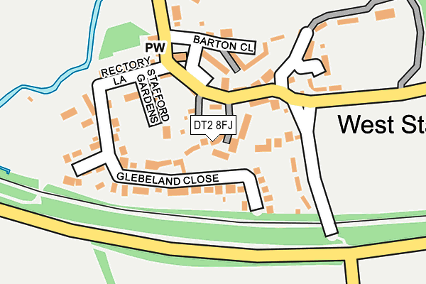 DT2 8FJ map - OS OpenMap – Local (Ordnance Survey)