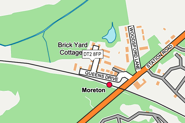 DT2 8FP map - OS OpenMap – Local (Ordnance Survey)