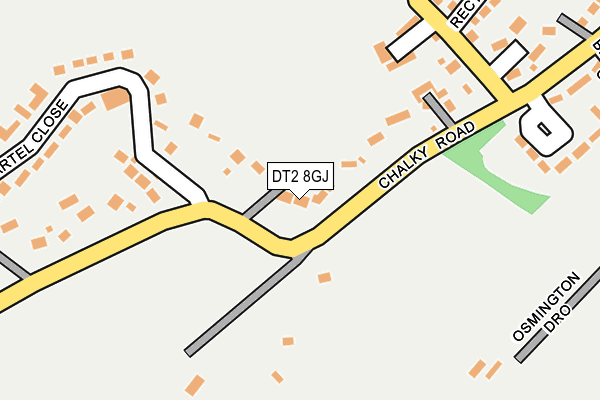 DT2 8GJ map - OS OpenMap – Local (Ordnance Survey)
