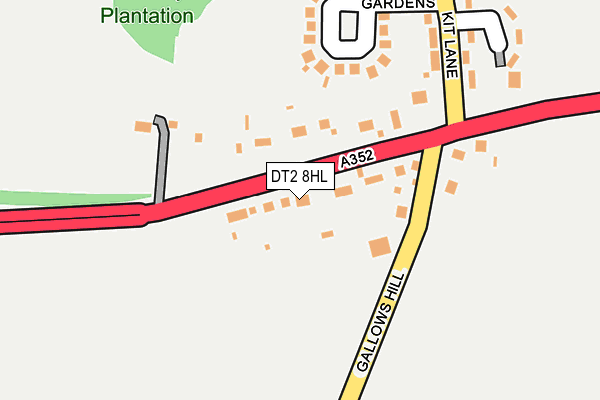 DT2 8HL map - OS OpenMap – Local (Ordnance Survey)