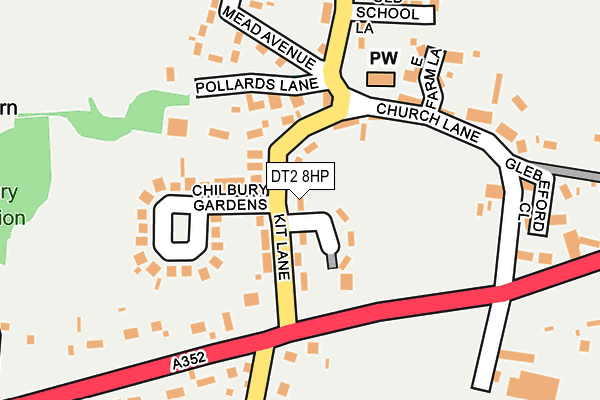 DT2 8HP map - OS OpenMap – Local (Ordnance Survey)