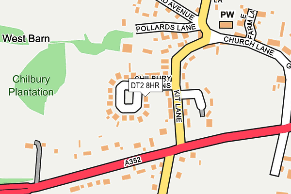 DT2 8HR map - OS OpenMap – Local (Ordnance Survey)