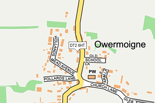 DT2 8HT map - OS OpenMap – Local (Ordnance Survey)