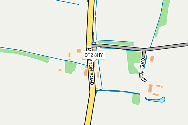 DT2 8HY map - OS OpenMap – Local (Ordnance Survey)