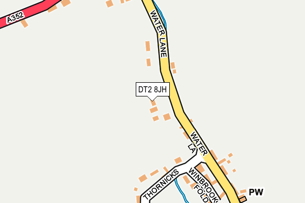 DT2 8JH map - OS OpenMap – Local (Ordnance Survey)
