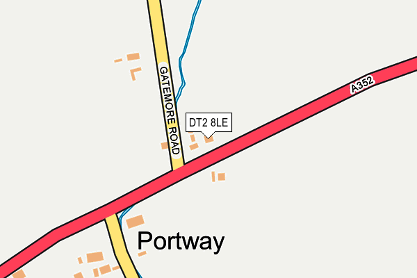 DT2 8LE map - OS OpenMap – Local (Ordnance Survey)