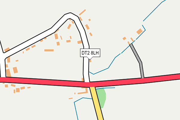 DT2 8LH map - OS OpenMap – Local (Ordnance Survey)